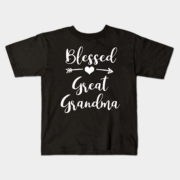 Blessed Grandma He Arrow Grandma Kids T-Shirt by klei-nhanss